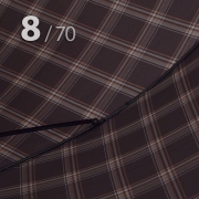 Зонт трость Три Слона M2182 (L) 11457 Клетка (гладкая ручка)