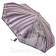 Зонт женский Diniya 134 (17191) Романтика серый (сатин)