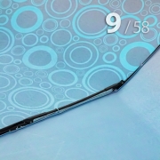 Зонт Три Слона L-3995 (A) 18087 Круги, горох синий (сатин)