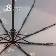 Зонт Три Слона L-3825 (N) 18526 Красные хризантемы (сатин)