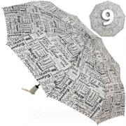 Зонт женский Style 1628 16125 Газета Бежевый