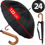 Большой зонт трость Diniya 2762 чехол, ручка крюк