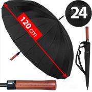 Большой зонт трость Diniya 2765 чехол, ручка прямая
