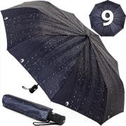 Зонт женский Vento 3315 16395 Капли Черный