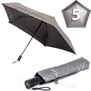 Зонт Ame Yoke двусторонний OK55L 16437 Серебро-Черный