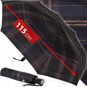 Большой зонт Ame Yoke OK65-CH (22) Черный в полоску