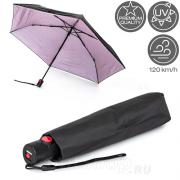 Зонт Knirps U.200 BLACK-ROSE UV, дождь/солнце 2001009