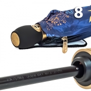 Зонт Три Слона L-3854 (A) 18764 Цветы, Синий (сатин)