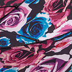 Зонт трость женский Fulton L056 3040 Pop Rose (Розы)