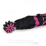Зонт женский H.DUE.O H119 (3) 11379 Ромашки розовые (Дизайнерский)