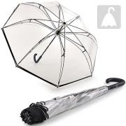 Зонт трость наоборот женский Fulton L911 004 Прозрачный