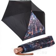 Легкий компактный зонт Nex 33721 16552 Ночной город
