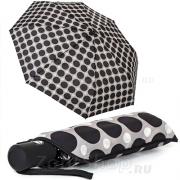 Зонт женский DripDrop 988 16579 Серый черные круги