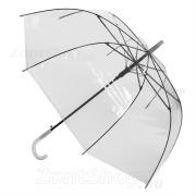 Зонт трость Diniya 2653 (16845) Прозрачный бел.ручка