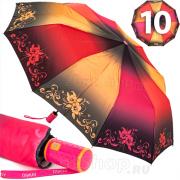 Зонт женский Diniya 2230 (16971) Цветы Розовый (сатин)