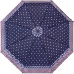 Зонт женский Doppler 74414652702 14103 Мозаика из листьев синий
