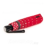 Зонт женский Doppler 730165PE Fiber AC Pearl 14317 Жемчужины красный