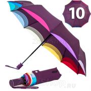 Зонт женский Diniya 2735 16285 Фиолетовый, кант-мультиколор