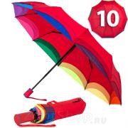 Зонт женский Diniya 2735 16289 Красный, кант-мультиколор