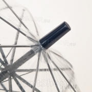 Зонт детский со свистком прозрачный Vento 3500 17049 Синий кант