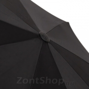 Зонт DAIS 7701 Черный, ручка полукрюк
