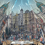 Зонт женский Три Слона 133 (H) 10859 Вена, Австрия (сатин)