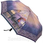 Зонт женский Diniya 132 17186 Париж, влюбленные (сатин)