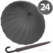 Зонт трость Ame Yoke L24 серый (03)