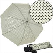Зонт женский DripDrop 988 17519 Бежевый черный горох