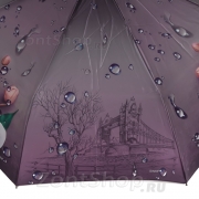 Зонт женский Diniya 163 (17202) Лондон Тауэрский мост (сатин)