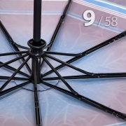 Зонт Три Слона L-3994 (A) 18001 Горох Полоска Голубой