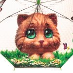 Зонт детский 3D со свистком Torm 14811 15120 Котенок на лужайке