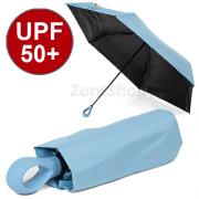 Мини зонт от дождя и солнца AMEYOKE M50-5S (07) Голубой (UPF50+)