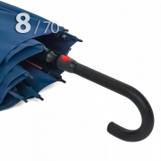 Зонт трость Ame Yoke L70-8S (02) Синий (усиленный, при ветре не выворачивается)