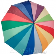 Зонт женский Amico 350 17025 Радуга (голубой чехол)