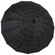 Зонт трость AMEYOKE L70-СH (25) Клетка, Черный