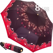 Зонт Три Слона L-3899 (B) 18431 Цепочки красный, женский