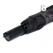 Зонт Три Слона M-8807 (9864) Клетка Черный, мужской