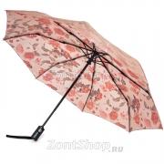Зонт Три Слона L-3880 (A) 18774 Пионы двухсторонний золотой (сатин)