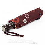 Зонт женский Doppler 7441465 PR Party Rings 8990 Кольца и круги коричневый