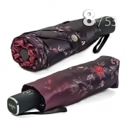 Зонт Три Слона L-4822 (A) 18483 Бордо, компактный облегченный