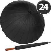 Зонт трость AMEYOKE L65-24BW (01) Черный