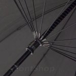 Большой зонт трость LAMBERTI 71560 Черный