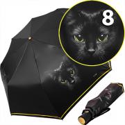 Зонт Три Слона L-3870 (A) 18819 Кошка желтая кайма