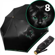 Зонт Три Слона L-3870 (A) 18822 Кошка зеленая кайма