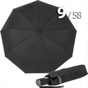 Зонт Три Слона M-8909 Черный, мужской (гладкая ручка)