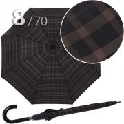 Зонт трость Три Слона M2182 (L) 11460 Клетка (гладкая ручка)