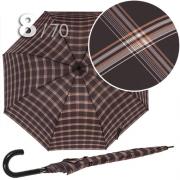 Зонт трость Три Слона M2182 (N) 15321 Клетка (плетеная ручка)