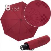 Зонт Три Слона L-4898 (C) 17912 Цветы Графика Красный, компактный облегченный