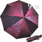 Зонт Три Слона L-3995 (A) 18089 Круги, горох розовый (сатин)